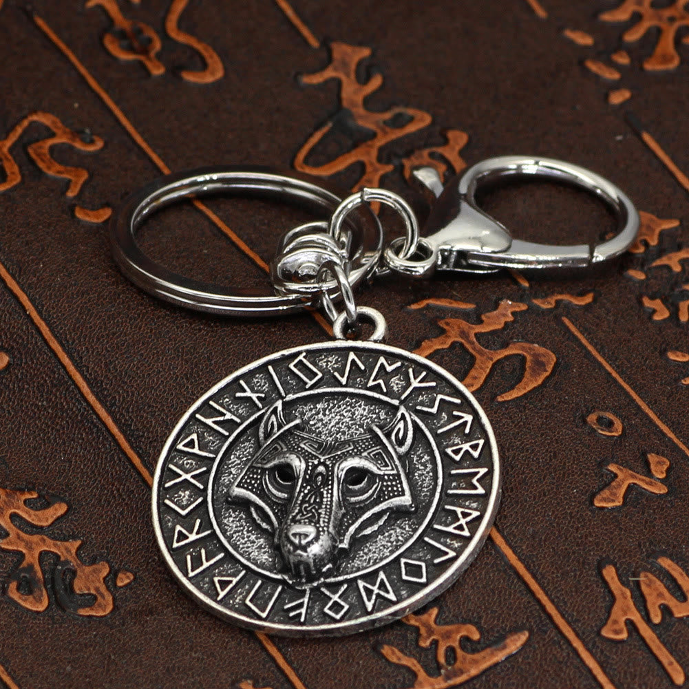 WorldNorse Rune Wolf -Schlüsselanhänger - image 2