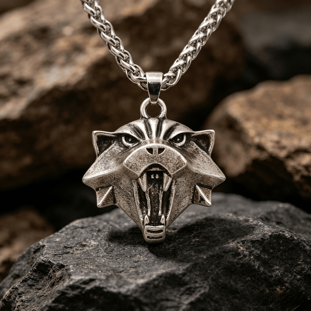 WorldNorse Nordische Wolf -Halskette - 70 cm - image 0