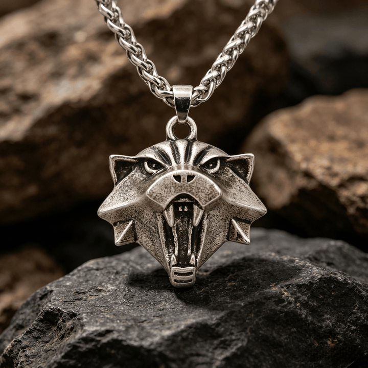 WorldNorse Nordische Wolf -Halskette - 70 cm - image 0