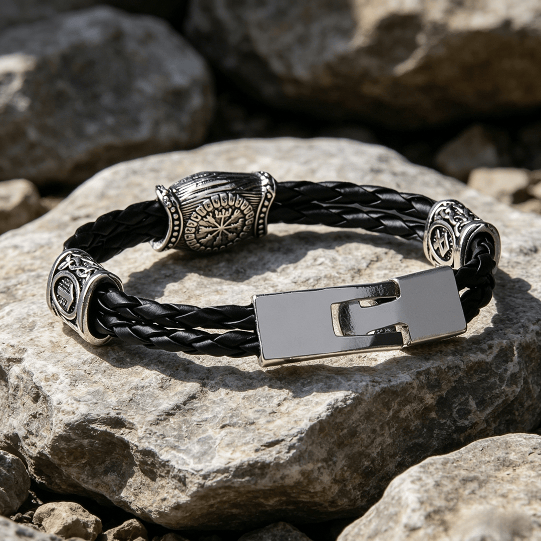 WorldNorse Helm der Ehrfurcht Rune Armband - image 2