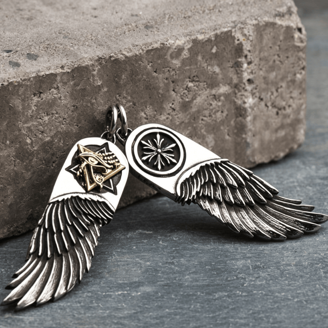 WorldNorse Eye of Horus Wing Necklace - Ohne Kette - image 1