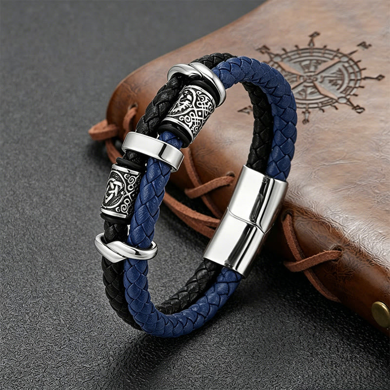 WorldNorse Keltischer Knoten Viking Compass Armband - Blau - 23 cm - image 5