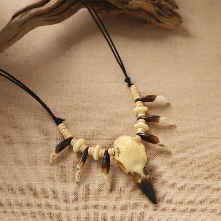 WorldNorse Raven -Scheibenperlen-Halskette - Stil Nr. 1 - image 0