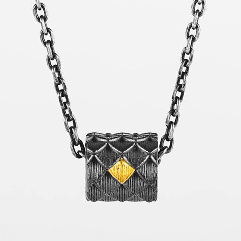 WorldNorse Handgefertigte Halskette aus 999er Silber mit Drachenschuppen-Fassperlen - Mit 55 cm langer Silberkette - image 3