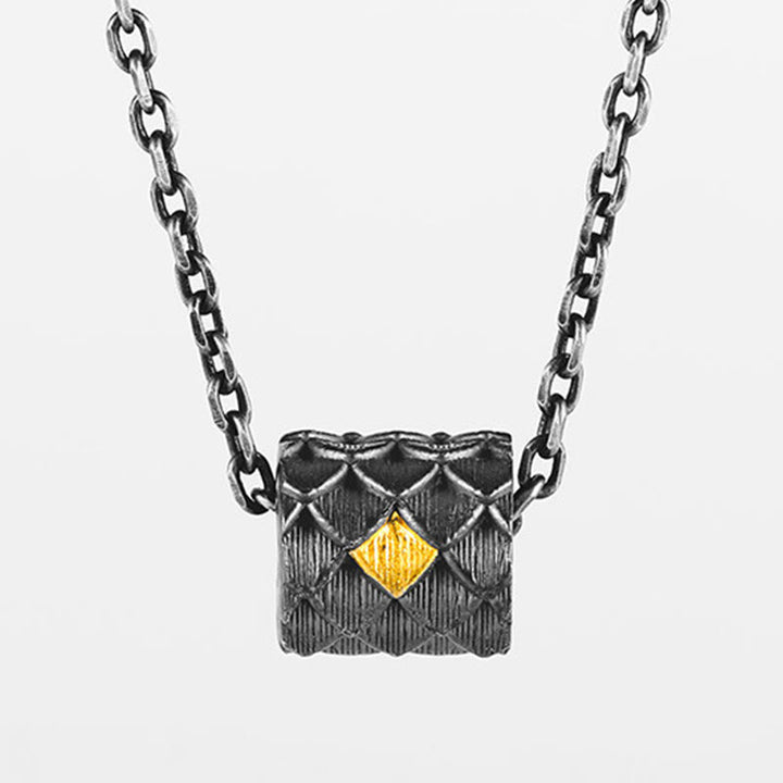 WorldNorse Handgefertigte Halskette aus 999er Silber mit Drachenschuppen-Fassperlen - Mit 55 cm langer Silberkette - image 3