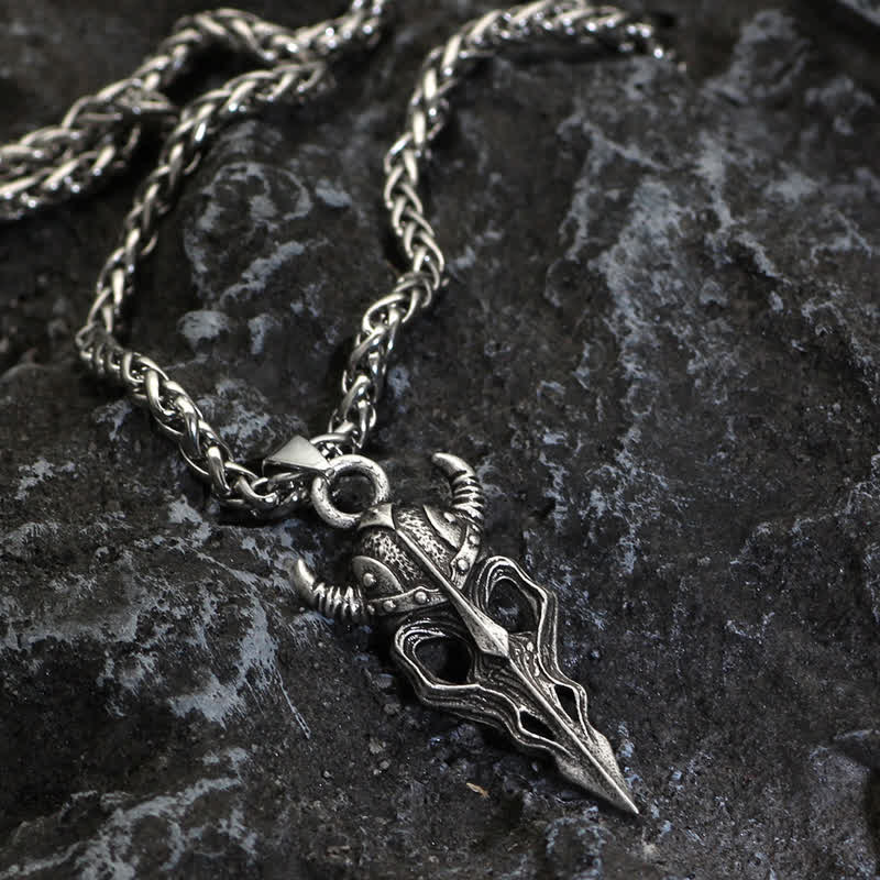 WorldNorse Halskette für Herren mit Wikinger- und nordischem Krieger-Motiv