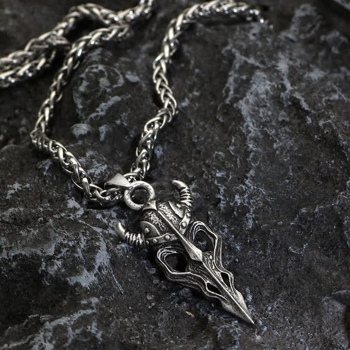 WorldNorse Halskette für Herren mit Wikinger- und nordischem Krieger-Motiv
