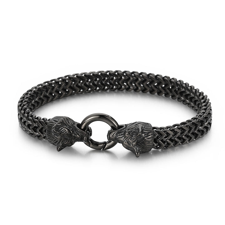 WorldNorse Wolf Wikinger Titanstahl-Stärkenarmband - image 20
