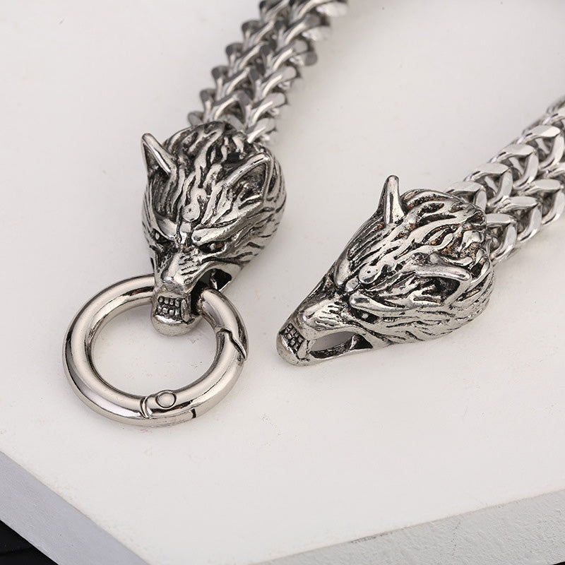 WorldNorse Wolf Wikinger Titanstahl-Stärkenarmband - image 12
