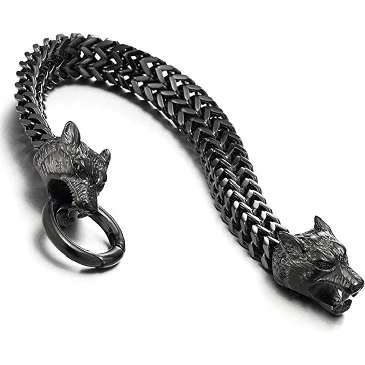 WorldNorse Wolf Wikinger Titanstahl-Stärkenarmband - image 21